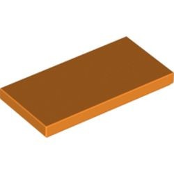 87079-4G Tegel 2x4 oranje gebruikt *1L120+136