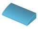 88930-156 Dakpan gebogen 2x4x2/3 geen noppen, MET bodemtubes blauw, middenazuur NIEUW *1L281