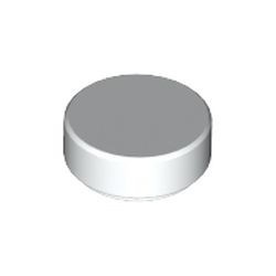 98138-1 Tegel 1x1 ROND wit NIEUW *1L139+40