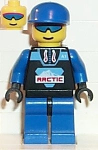 arc003G Arctic - Male, blauw A1, blauw cap gebruikt *0M0000