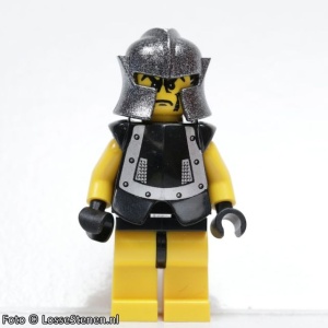 cas298 Knights Kingdom II- Dracus gele benen, zwart harnas met zilveren motief NIEUW *0M0000