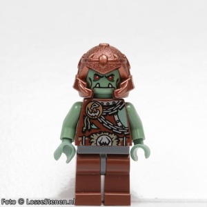 cas400 Troll warrior met koperen helm NIEUW *0M0000