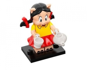 collt-11 Looney Tunes- Petunia Pig met voetstuk en acccessoires NIEUW *0M0000
