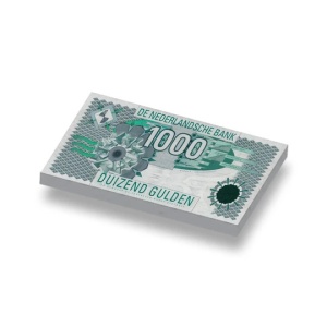 CUSE8159 Tegel 1x2 1.000 gulden Kievit' wit *0A000