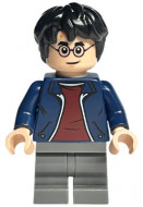 hp380 HP Harry Potter, donkerblauwe open jas, donkerrood shirt, donkerblauwgrijze broek NIEUW *0M0000