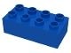 HU3011-7 COMPATIBEL met DUPLO steen 2x4 (Hubelino) blauw NIEUW *