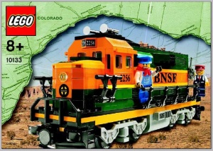 INS10133-G 10133 BOUWBESCHRIJVING- Burlington Northern Santa Fe gebruikt *