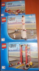INS3368-G 3368 BOUWBESCHRIJVING- Space Port gebruikt *LOC BE
