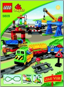 INS5609-G 5609 BOUWBESCHRIJVING- Deluxe Train Set gebruikt *
