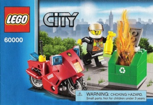 INS60000 60000 BOUWBESCHRIJVING- Fire Motorcycle gebruikt *