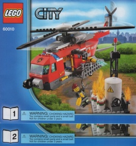 INS60010-2 60010-2 BOUWBESCHRIJVING- Fire Helicopter gebruikt *