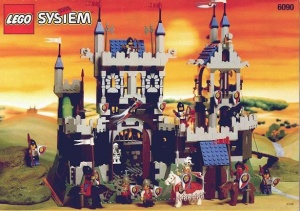 INS6090-G 6090 BOUWBESCHRIJVING- Royal Knight's Castle gebruikt *LOC RBS