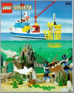 INS6558-G 6558 BOUWBESCHRIJVING- Shark Cage Cove gebruikt *LOC RBS