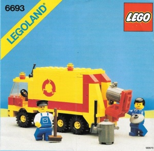 INS6693-G 6693 BOUWBESCHRIJVING- Refuse Collection Truck gebruikt *LOC RBL