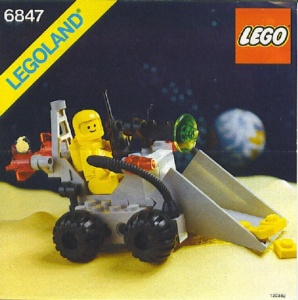 INS6847-G 6847 BOUWBESCHRIJVING- Space Dozer gebruikt *LOC RBL