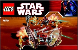 INS7670 7670 BOUWBESCHRIJVING- Hailfire Droid & Spider Droid NIEUW *LOC RBSW