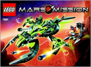 INS7691-G 7691 BOUWBESCHRIJVING ETX Alien Mothership Assault gebruikt *