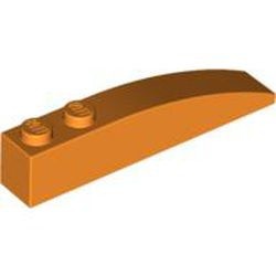 LEGO 42022-4 Dakpan 6x1 gebogen met twee noppen oranje NIEUW *1L0004169347|4521569|6092037|41762
