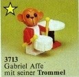Set 3713-G - Fabuland: Drummer Gabriel Monkey -/-/100%- gebruikt