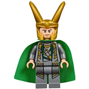 sh033G Loki - met groene cape gebruikt *0M0000