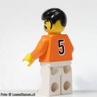 soc-nl-orange-no5 Shirt met 2 Pockets, witte benen, Black Female Ponytail Hair gebruikt *0M0000