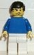 soc027G Voetballer blauw/witte Team Player 3 gebruikt *0M0000