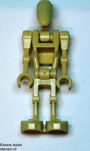 sw0001d Star Wars:Battle Droid met twee rechte arenm NIEUW *0M0000