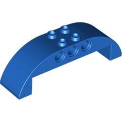 11290-7G Dakpan gebogen 2x8x2 (oa vliegtuig cabine) blauw gebruikt *1L000