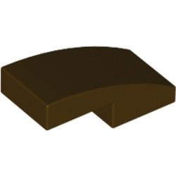 11477-120 Dakpan rond 2x1 geen nop bruin, donker NIEUW *1L271