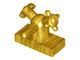 13770-115 Kraan 1x2 met twee kranen KLEIN goud, parel NIEUW *0B0000