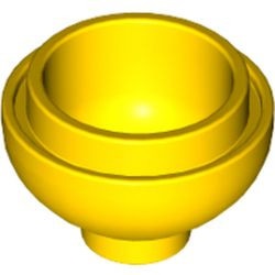 15395-3 Steen, 2x2x1 dome BODEM geel NIEUW *1L000
