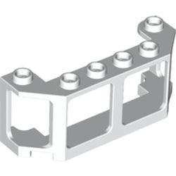 17454-1 Raam 2x6x2 boot/trein zonder glas wit NIEUW *