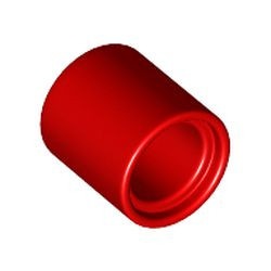 18654-5 Technic, Pin koppelaar ** LENGTE 1 ** Rond rood NIEUW *0B008