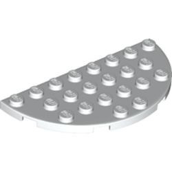 22888-1 Platte plaat 4x8 afgeronde hoeken wit NIEUW *5D0000