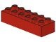 2300-5 DUPLO steen 2x6 (LET OP: DUPLO IS VRIJWEL ALTIJD PAKKETPOST) rood NIEUW *