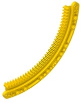 24121-3 Technic, Tandwiel Rack 11x11 gebogen geel NIEUW *0L000