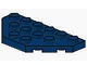 2419-63G Platte plaat 3x6 twee afgekapte hoeken blauw, donker gebruikt *