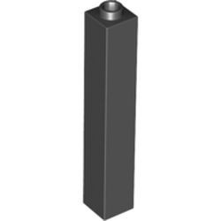 2453a-11 Steen 1x1x5 OPEN nop zwart NIEUW *5K0000