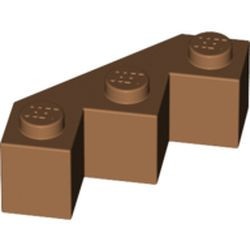 2462-150 Steen 3x3 facet caramel, midden NIEUW *1L0000