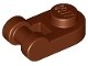 26047-88 Platte plaat 1x1 afgerond met hendel bruin, roodachtig NIEUW *1L294