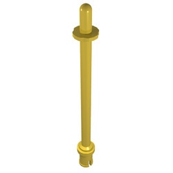 2714a-3G Stok 8L met stopring, Ski-stok geel gebruikt *0D000