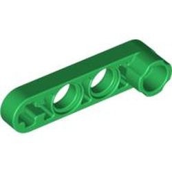 2825-6G Technic, Hefbalk 1x4 dun met nopverbinding groen gebruikt *1D000
