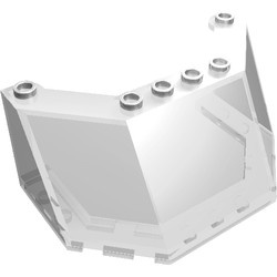 2826-12G Ruit 5x8x3 (hoog type zie ook 62576) PAKKETPOST! transparant gebruikt *