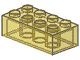 3001-19 Steen 2x4 transparant geel NIEUW *5K0000