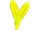 30126-16 Pluim- veren met pin transparant, neongroen NIEUW *0L015