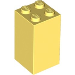 30145-103 Steen 2x2x3 geel, lichthelder NIEUW *5K0000
