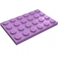 3032-157 Platte plaat 4x6 lavender, midden NIEUW *5K0000