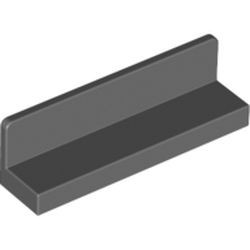 30413-85G Paneel 1x4x1 (bankje lang) grijs, donker (blauwachtig) gebruikt *1L0000