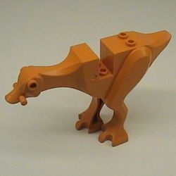 30486c01-29G Kaduu (Gungan Beast) uit Star Wars oranje, aardekleurig gebruikt *0D000