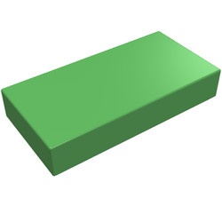 3069b-36 Tegel 1x2 groen, helder NIEUW *1L108+9+10